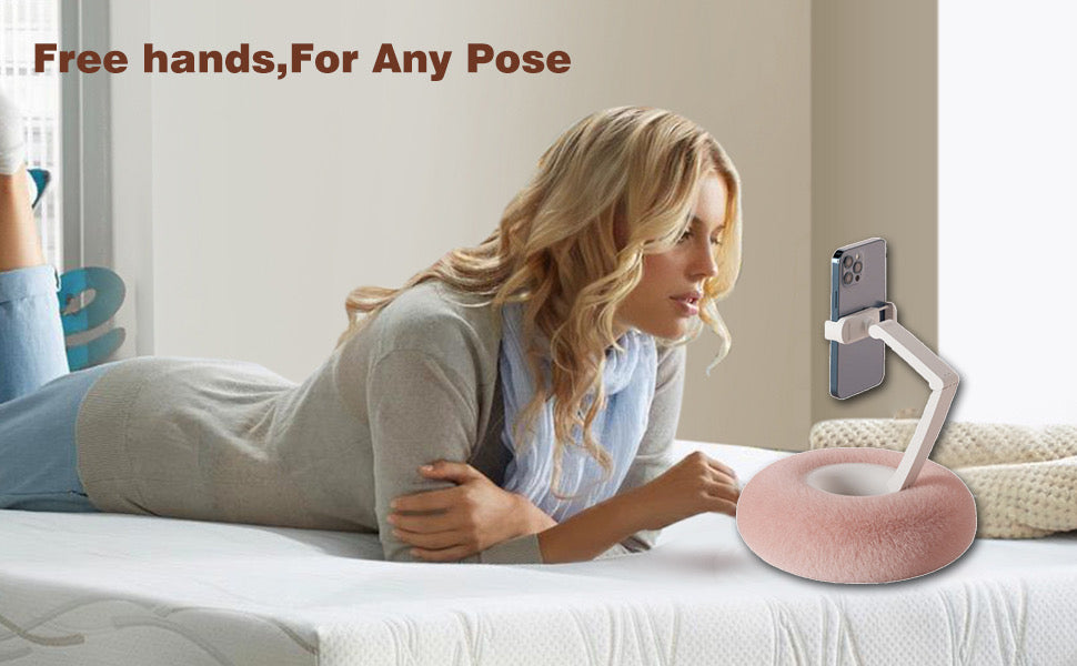 Doughnut-Pillow Phone Holder